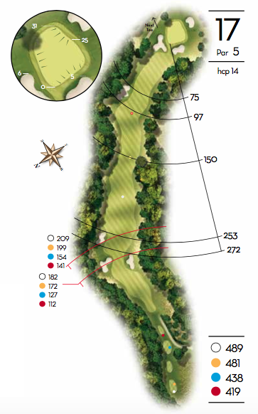 Hoyo 17 - Club Golf d'Aro