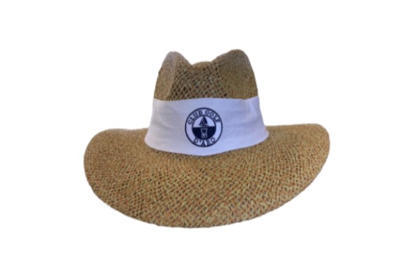 Sombrero Safari Straw cinta blanca - Club Golf d'Aro